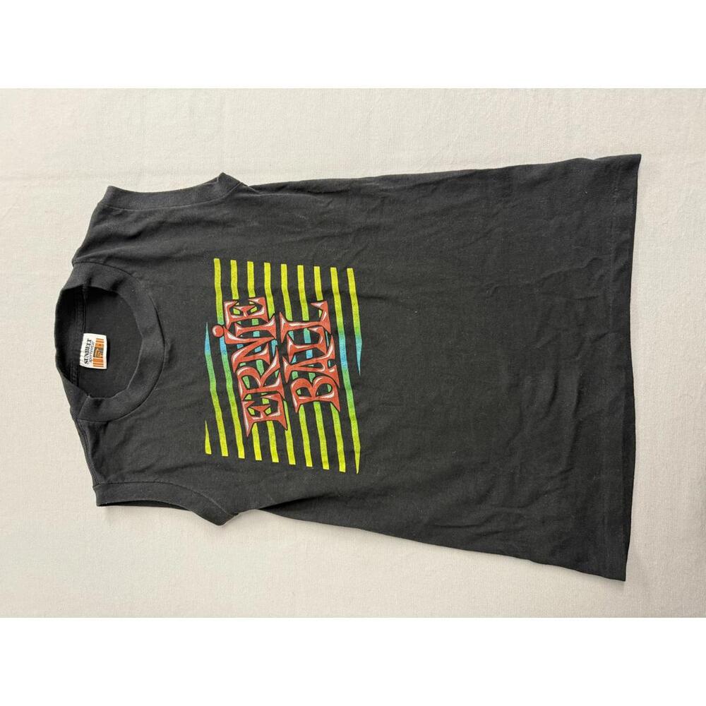 Vintage 80s Ernie Ball Guitar T-Shirt Sleeveless By Design S